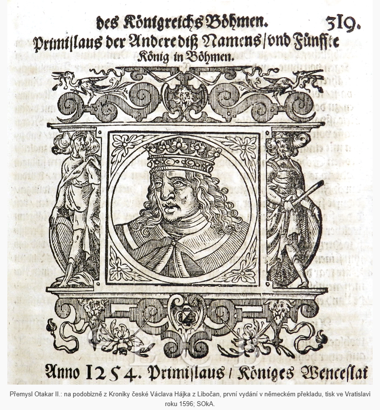 POII. na podobizně z kroniky české Václava Hájka z Libočan...