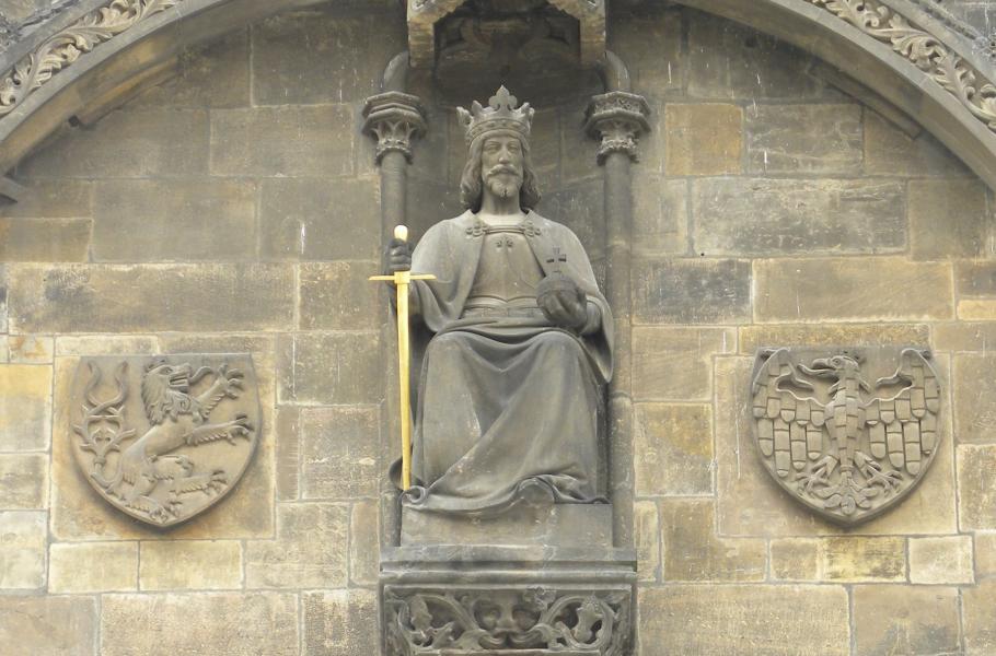 Socha POII. na Prašné bráně