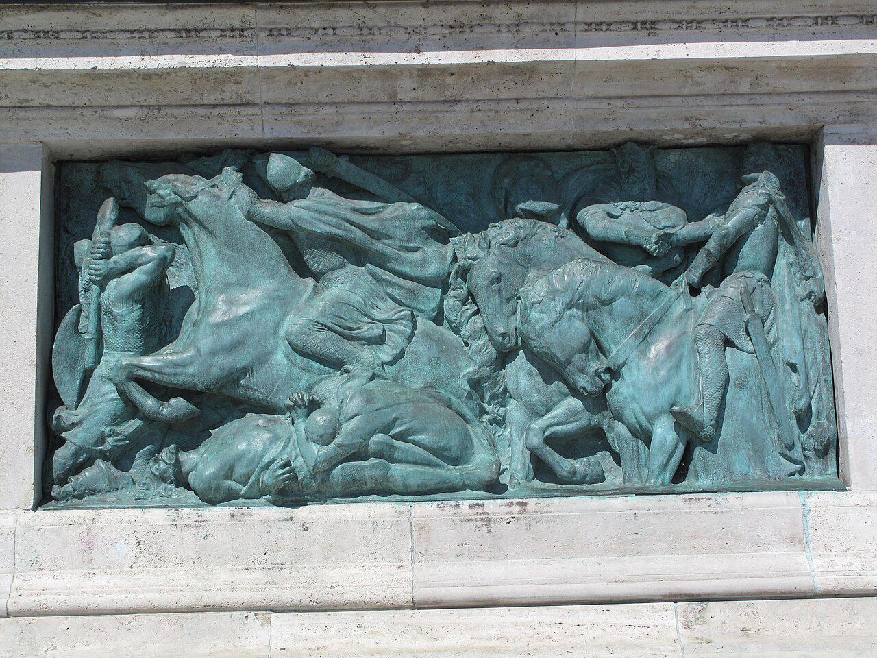 Připomínka bitvy v Maďarsku